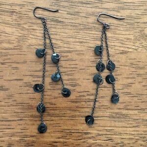 Black Dangle Earrings